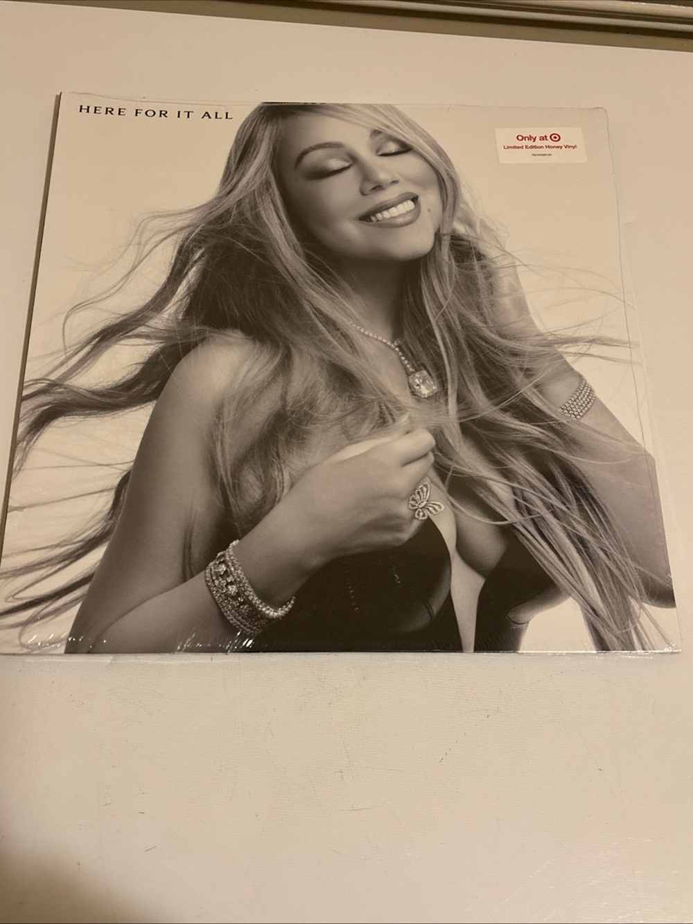Mariah Carey Here For It All LP Target Exclusive Limited Honey Vinyl New Sealed